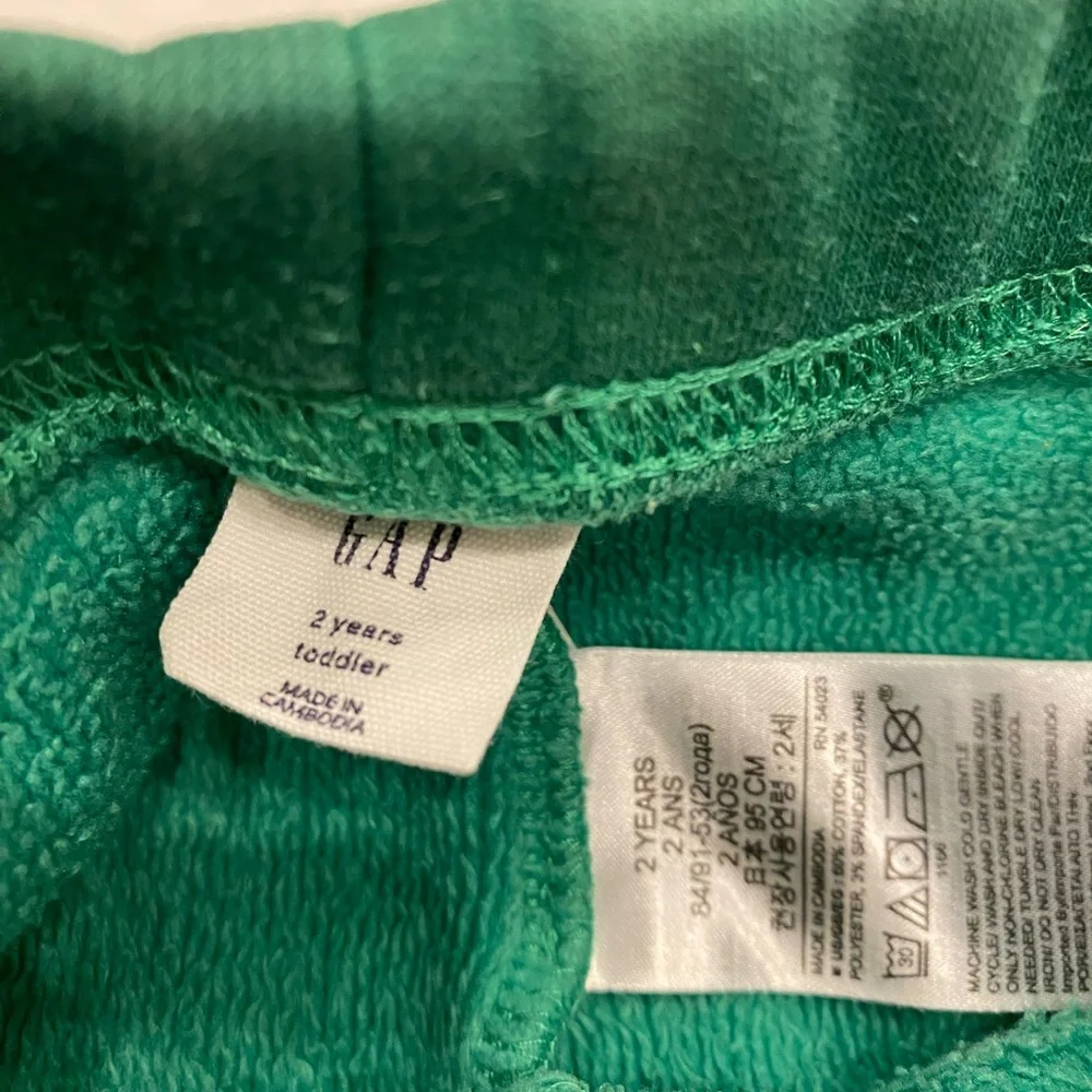 GAP - Bundle Kids Sweatpants & Joggers - Navy, Green, Tan, Brown - Size 2T